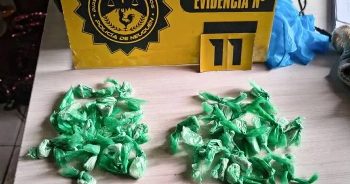 Desarticulan una red de venta de drogas en Plaza Huincul: secuestraron dinero, cocaína y cannabis