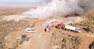 Incendio en basurero de San Quintín consume tres hectáreas