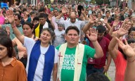 Una ferviente multitud se movilizó en Clorinda en una nueva edición de la "Caminata de la Fe"