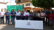 Laura Villalpando Arroyo inaugura y entrega obra de rehabilitación de siete calles en Rancho de Guadalupe