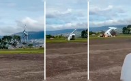 Avioneta explota tras accidente aéreo al despegar en aeropuerto de Venezuela: 2 tripulantes perdieron la vida