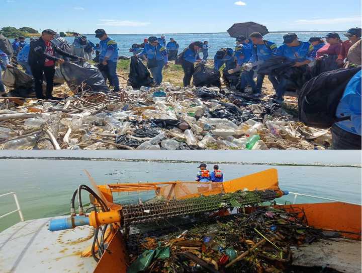 Cerca de 395 toneladas de desechos han extraído del Lago de Maracaibo
