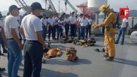 Realizan ceremonia de clausura de cursos de capacitación para personal de la Armada de México