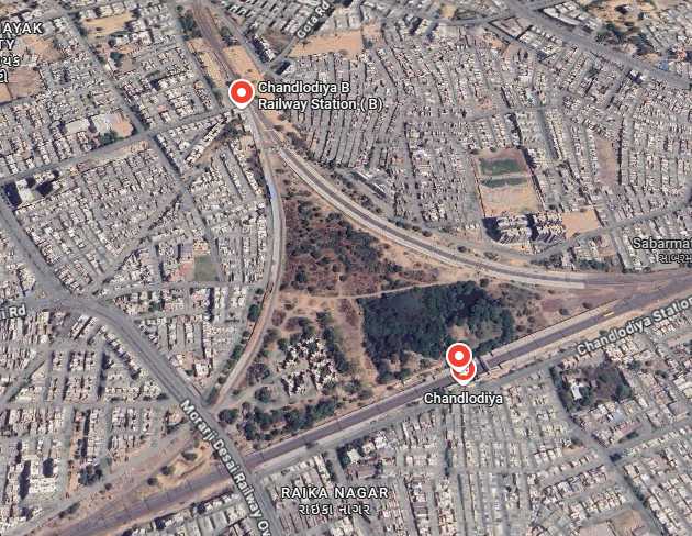 Foot overbridge to link Chandlodiya A and B railway stations in Ahmedabad