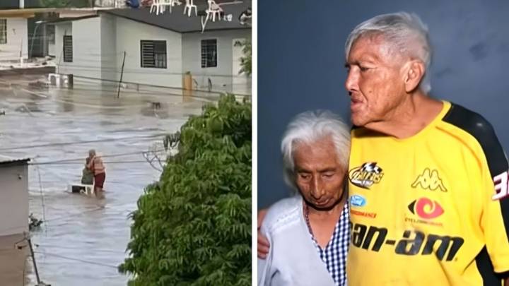 Muere Doña Elodia, mujer que se abrazó a su esposo durante inundaciones de Poza Rica