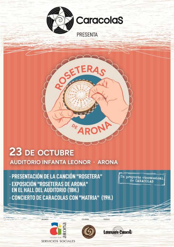 Caracolas presenta ‘Roseteras de Arona’ en el Auditorio Infanta Leonor