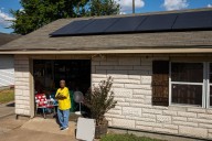 Lacking community resilience centers, Houston neighbors opt for solar