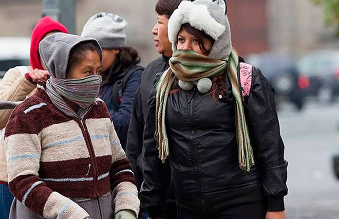 Alertan a la población por nuevo frente frío