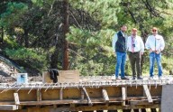 Concluirán puentes a la Cascada de Cusárare antes de finalizar el año