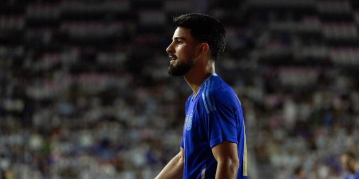 De jugar el Torneo Regional Amateur a debutar en la Selección: la emoción del Flaco López y su asistencia en el gol de Mac Allister