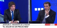Tenso cruce entre Javier Milei y Eduardo Feinmann en vivo: “La gente no llega a fin de mes”