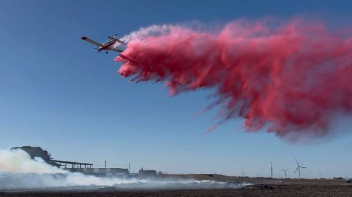 Residents of rural community in southern Texas ordered to evacuate as firefighters battle blaze