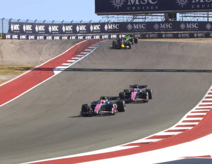 Colapinto desobedeció la orden de Alpine y pasó a Gasly en una de las últimas vueltas del GP de Estados Unidos