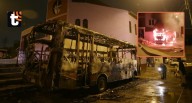 ¡Nadie los amedrenta! Extorsionadores queman bus frente a casa de su dueño tras paro de transportistas El atentado ocurrió en Santa Anita, el bus de la empresa Etrancisa quedó inoperativo, en un nuevo