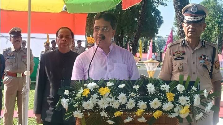 Tripura CM Manik Saha pays tribute to police personnel who gave their lives during line of duty