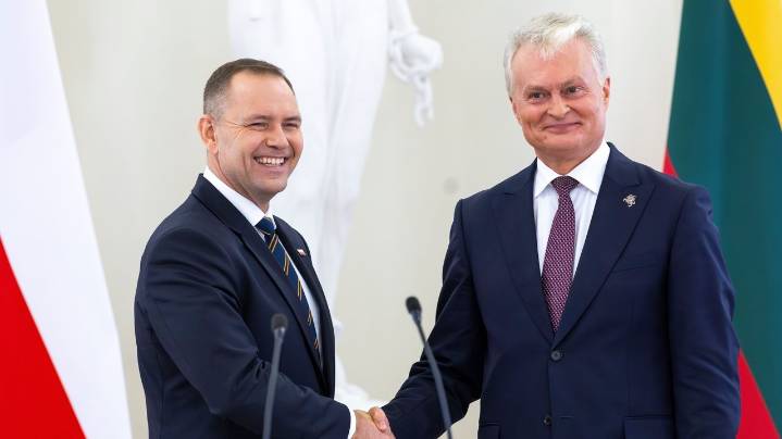 New road linking Baltic states to Poland opens at a time of tensions with Russia