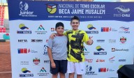 Joven atacameño se coronó campeón nacional de dobles en tenis escolar