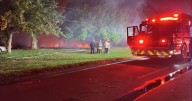 US 60 closed in both directions due to house fire