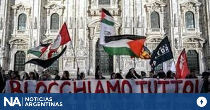 Huelga general en Italia en medio de la polémica por la flotilla