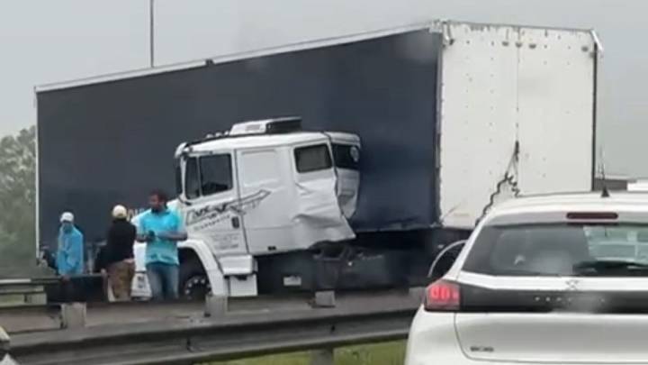 Panamericana: un accidente a la altura del kilómetro 46 complicó la mañana