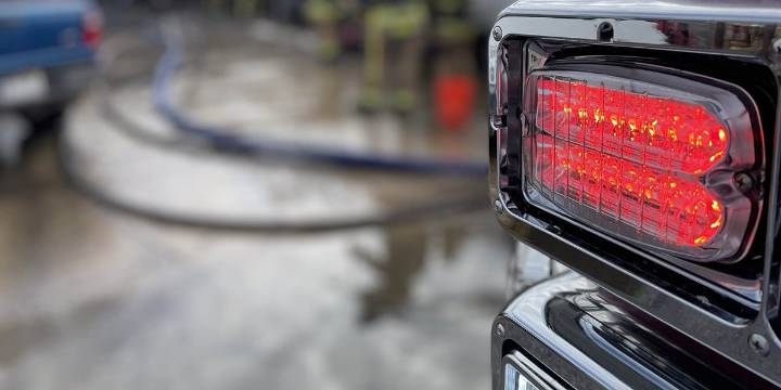 Man falls 20 feet from ladder in Colchester, airlifted to hospital