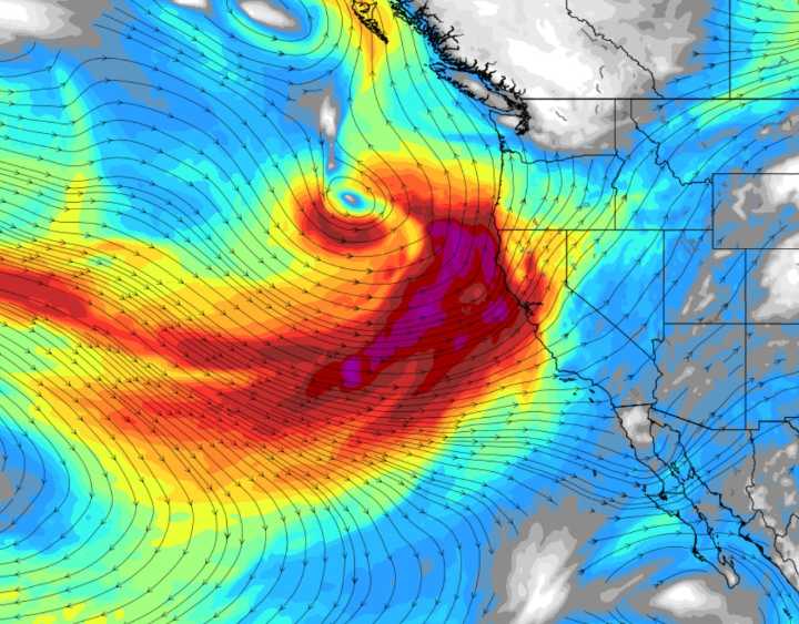 ‘Atmospheric River’ aimed at U.S., First one of the cold season, What it means for you