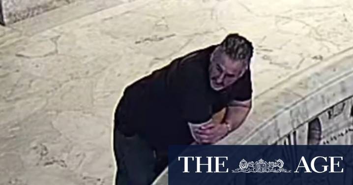 Unknown man sought as police investigate war memorial vandalism