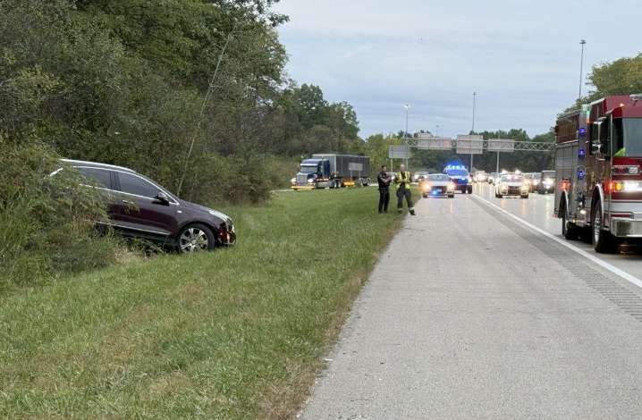 Two injured in crash along Route 7