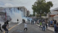 Portland police arrest 2 at ICE facility protests Sunday