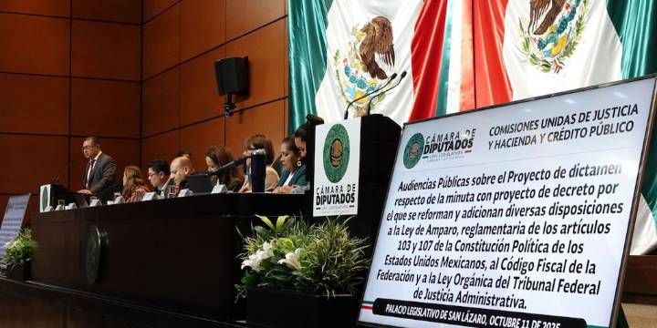 Sin retroactividad y con fuertes críticas, avanza la Ley de Amparo en comisiones en la Cámara de Diputados