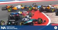 Accidentada largada en la Sprint del Gran Premio de Estados Unidos