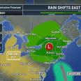 Fall storm threat to march east, bringing a risk of damaging winds