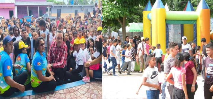 Apure| Celebran el día de San Miguel Arcángel con una actividad recreativa para los niños de Cunaviche