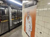Check out the Saul Zabar posters that are now plastered all over the NYC subway