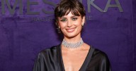 Taylor Hill's Backless Bejeweled Dress Deserves Second Look