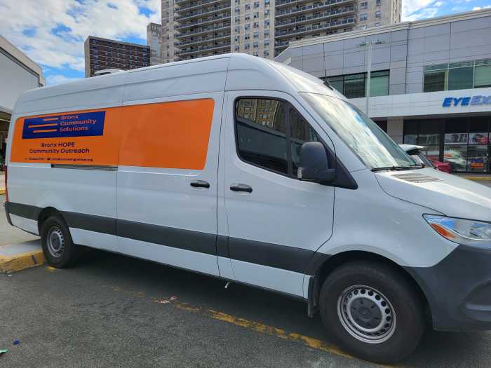 New Bronx Community Solutions mobile van hits the streets to address drug addiction in the borough