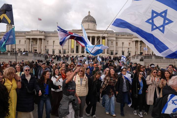 Palestine Action protest ‘almost gloating over Yom Kippur attack’, demo hears