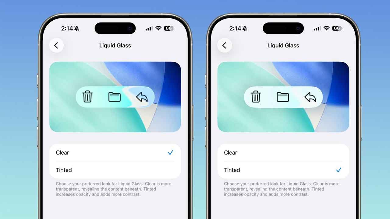 Apple Adds Control Over Liquid Glass: Users Can Now Choose Between Clear or Tinted Effect in iOS 26.1 Beta