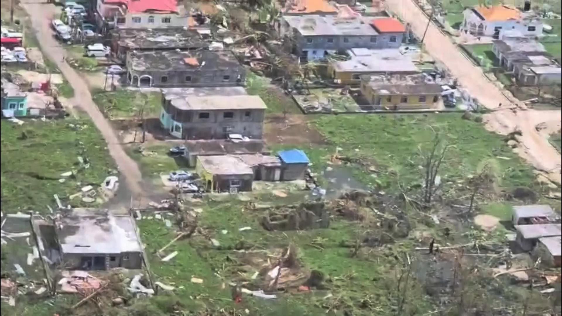 Aerial images of Black River, Jamaica reveal extent of destruction caused by Hurricane Melissa
