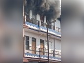 UP: Fire breaks out at godown in Prayagraj