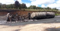 Explosión de pipa provoca cierre total en la autopista México