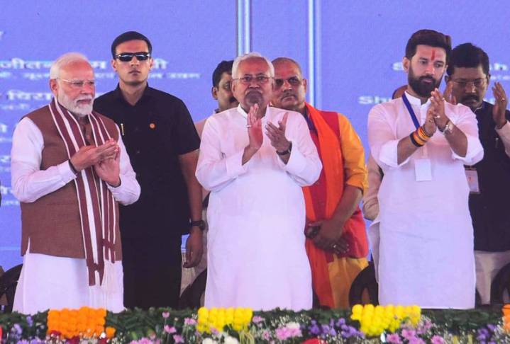 Bihar Assembly polls: NDA allies seal seat deal; BJP, JD (U) to contest 101 each, Chirag’s LJP (RV) gets 29