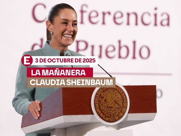 La 'Mañanera' de Sheinbaum: Temas de la conferencia del 3 de octubre de 2025