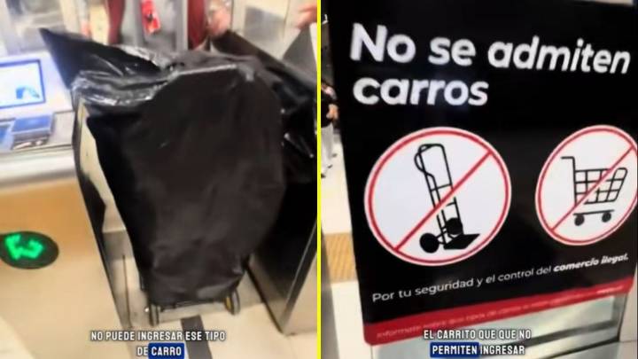Supuesto comerciante intenta "funar" a trabajadora de Metro que no lo dejó entrar, pero terminaron felicitando a la funcionaria