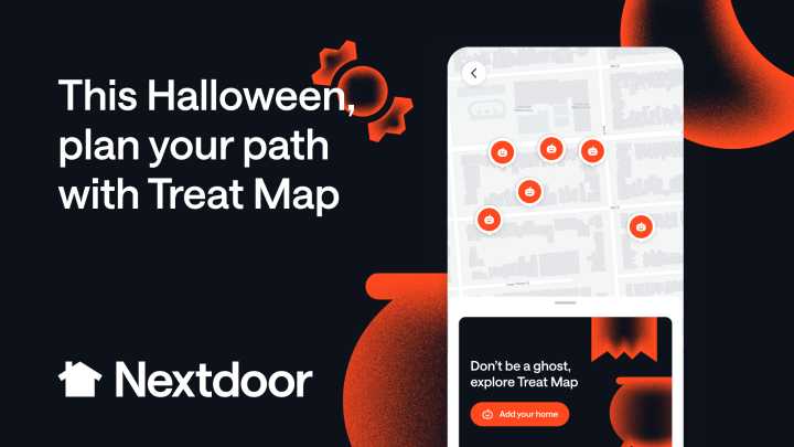 Nextdoor announces return of Treat Map in time for Halloween