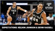 What should we expect from Spurs veterans Keldon Johnson, Devin Vassell?