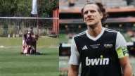 Diego Forlán sufrió violento golpe jugando fútbol y se rompió tres costillas con la mano: fue hospitalizado de urgencias por un neumotórax