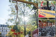 Hundreds of activists condemn Iran's brutal rise in executions -- as record 280 people are hanged in October: 'Unprecedented intensity'