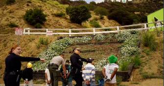Six people arrested for attempting to hang banner from Hollywood sign, police say
