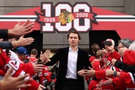 Chicago Blackhawks celebrate centennial season at home opener